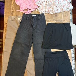 Girls’ Size 12 Mixed Clothing Lot (includes Abercrombie, Zara, Zella, etc)
